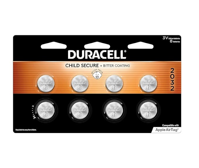 Duracell AirTag-Compatible Lithium Batteries