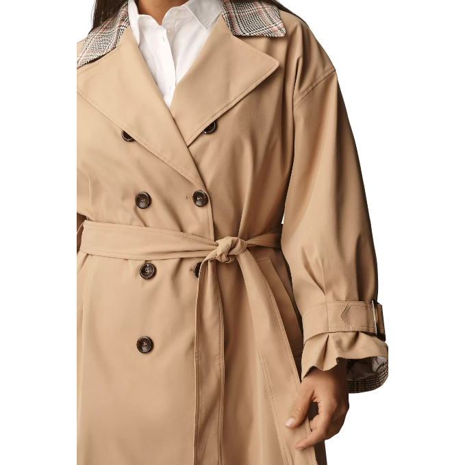 Anthropologie Maeve Hound Trench Coat