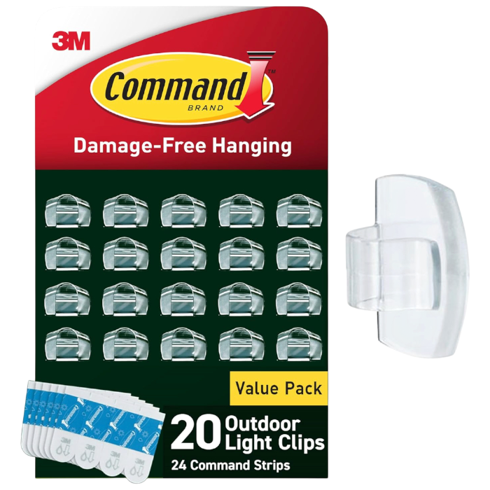 Command Outdoor Light Clips