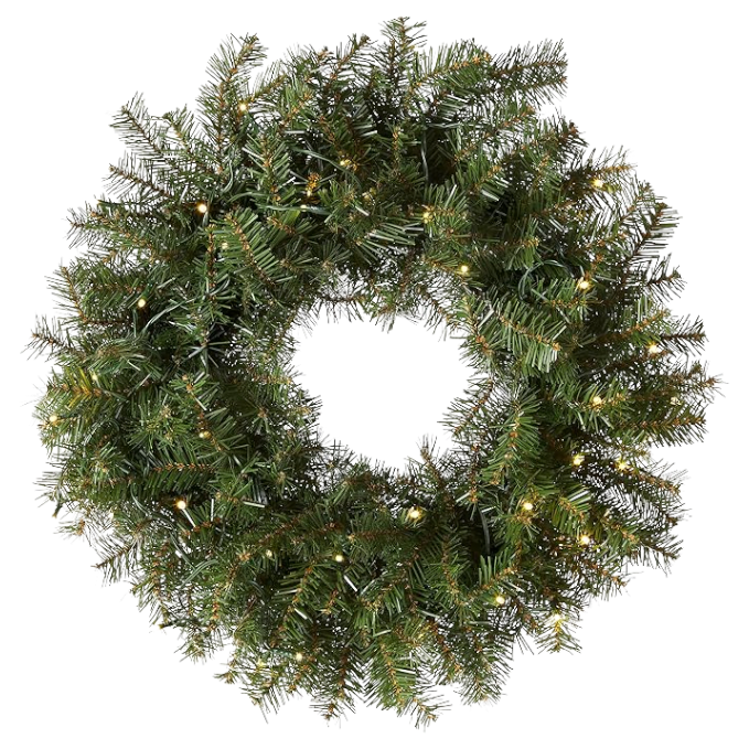 National Tree Company Pre-Lit Artificial Christmas Wreath