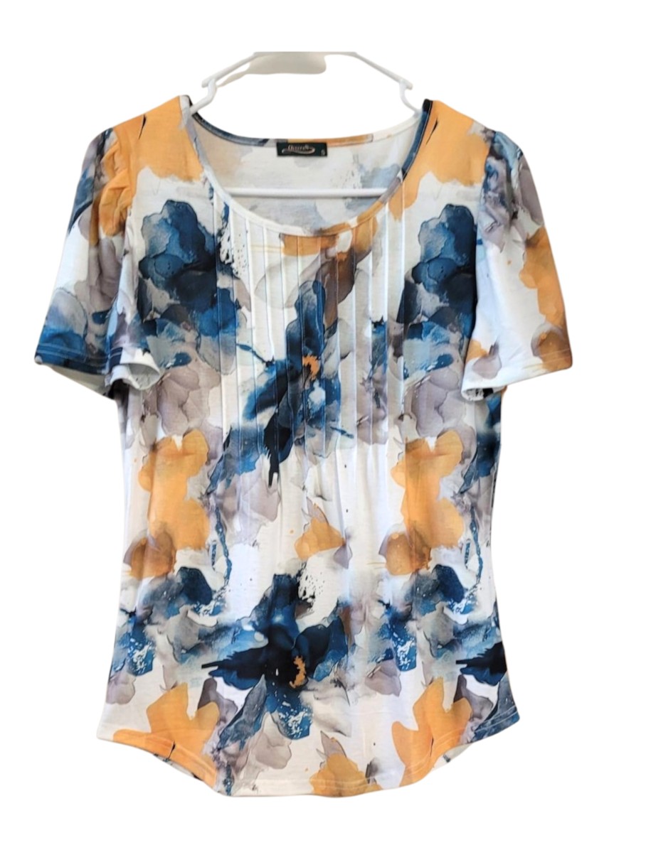 Ofeefan Women’s Pleated Top